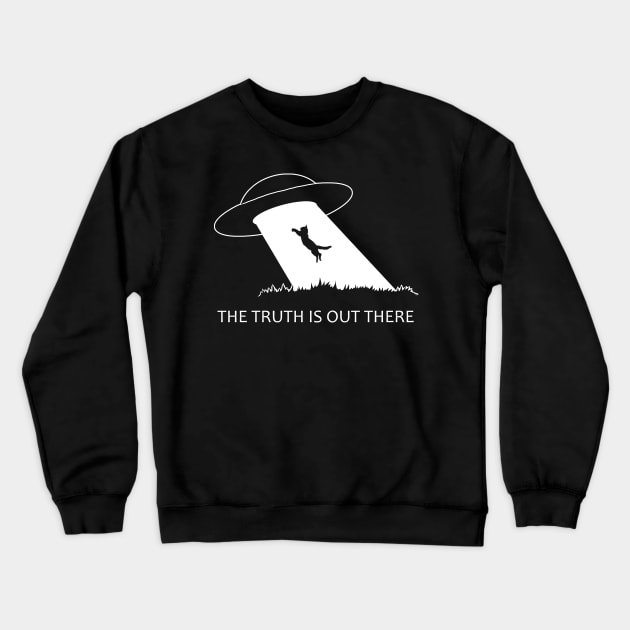 The truth is out there - Cat Crewneck Sweatshirt by Spectralstories